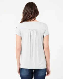 Lara Nursing Tee Silver Marle
