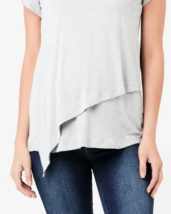 Lara Nursing Tee Silver Marle