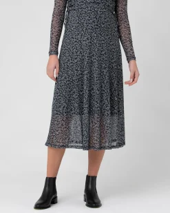 Layla A-Line Skirt  Black / Storm