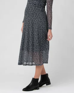 Layla A-Line Skirt  Black / Storm
