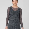 Layla Ruched Top Black / Storm