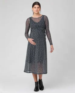 Layla Ruched Top Black / Storm