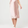Lexie Satin Skirt Dusty Pink
