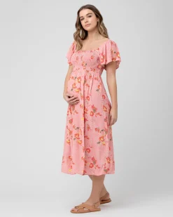Libby Smocked Dress  Pink