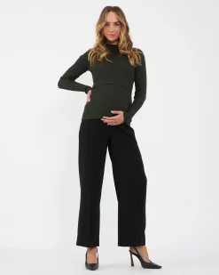 Lift Up Nursing Knit  Ivy