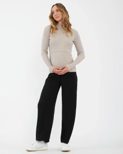 Lift Up Nursing Knit  Stone