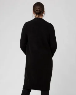 Linda Longline Knit Cardigan Black