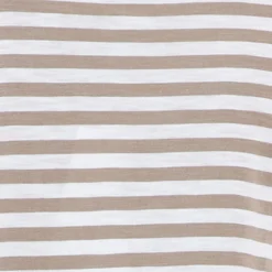 Lionel Long Sleeve Nursing Tee Taupe / White