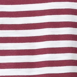 Lionel Long Sleeve Nursing Tee Maroon / White