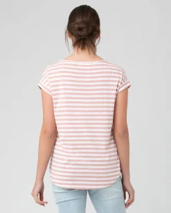 Lionel Nursing Tee Dusty Pink / White