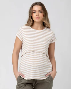 Lionel Nursing Tee Natural /White