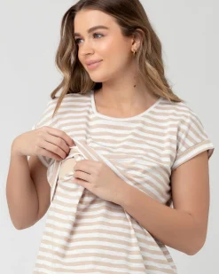 Lionel Nursing Tee Natural /White