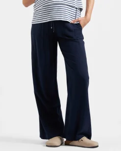 Marlow Shirred Pant Navy