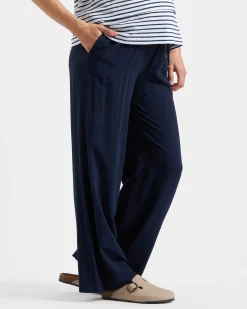 Marlow Shirred Pant Navy