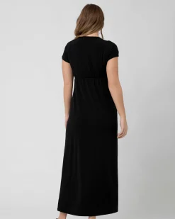 Misha Nursing Dress Black