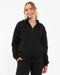 Nicky Nursing Hoodie  Black