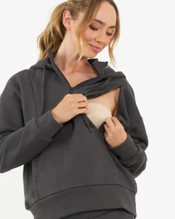 Nicky Nursing Hoodie  Slate