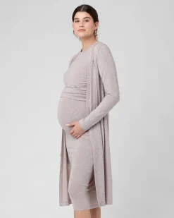 Nina Longline Cardigan Sand