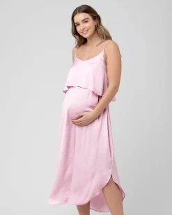 Nursing Slip Dress Pink