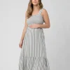 Ollie Smocked Dress  Black / White