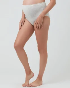 Organic Cotton Full Briefs Silver Marle