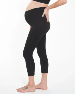 Organic Essential 3/4 Leggings Black