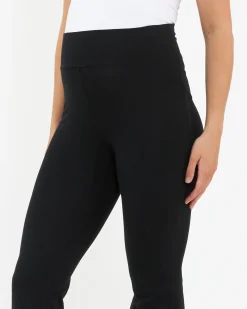 Organic Jersey Flare Pant Black