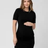 Organic Nursing Dress Black