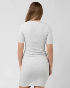 Organic Nursing Dress Silver Marle