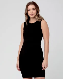 Organic Nursing Tank Dress  Black