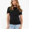 Organic Nursing Tee Black