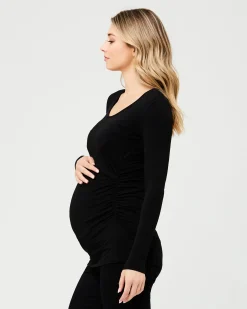 Organic Nursing Top Black