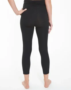 Organic Over Bump 3/4 Legging Black