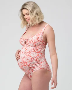Paloma One Piece  Dusty Coral / Natural