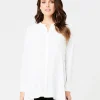 Peplum Shirt White