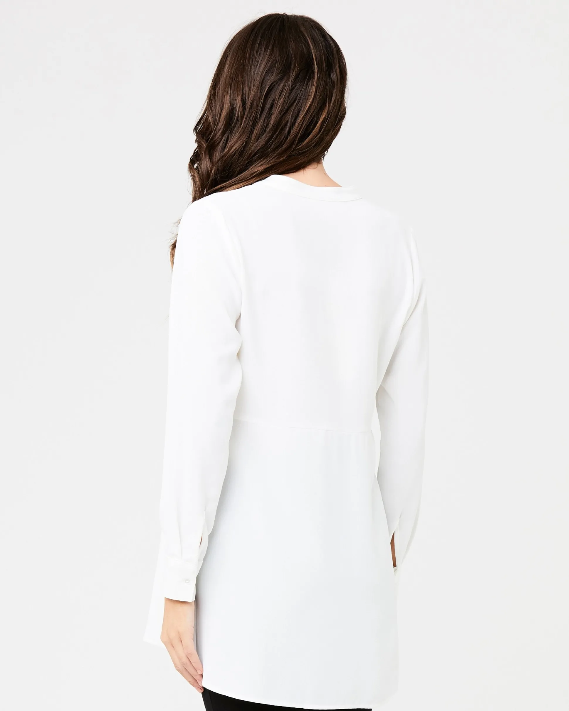 Peplum Shirt White