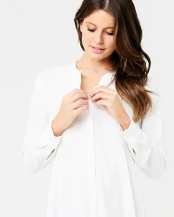 Peplum Shirt White
