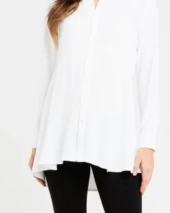 Peplum Shirt White