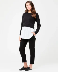 Pia Nursing Knit Black