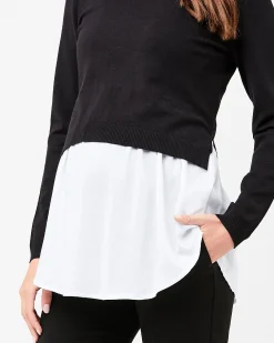Pia Nursing Knit Black