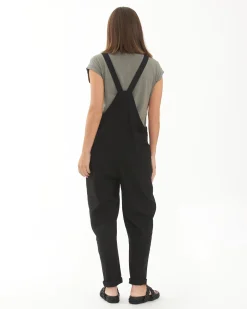 Poppy Linen Jumpsuit Black