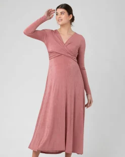 Portia Nursing Dress Rouge