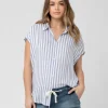 Quinn Relaxed Shirt Blue / White