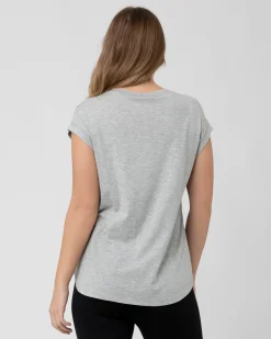 Richie Nursing Tee Grey Marle