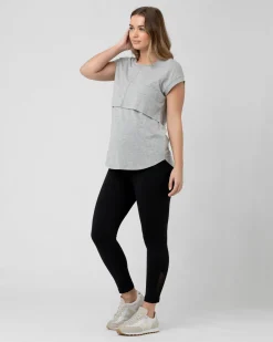 Richie Nursing Tee Grey Marle