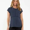 Richie Nursing Tee Indigo