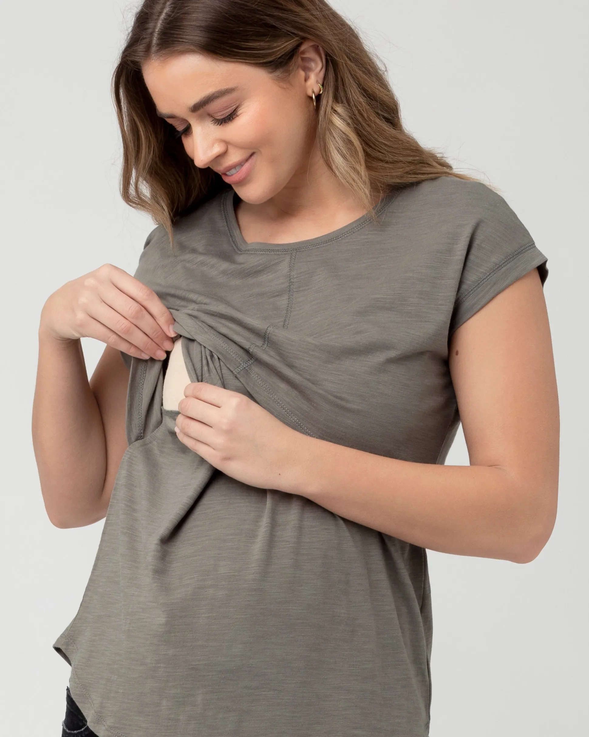 Richie Nursing Tee Moss