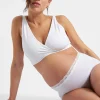 Seamless Nursing Bralette  White