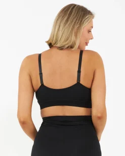 Seamless Nursing Bralette  Black