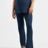Sienna Rib Knit Pant  French Navy